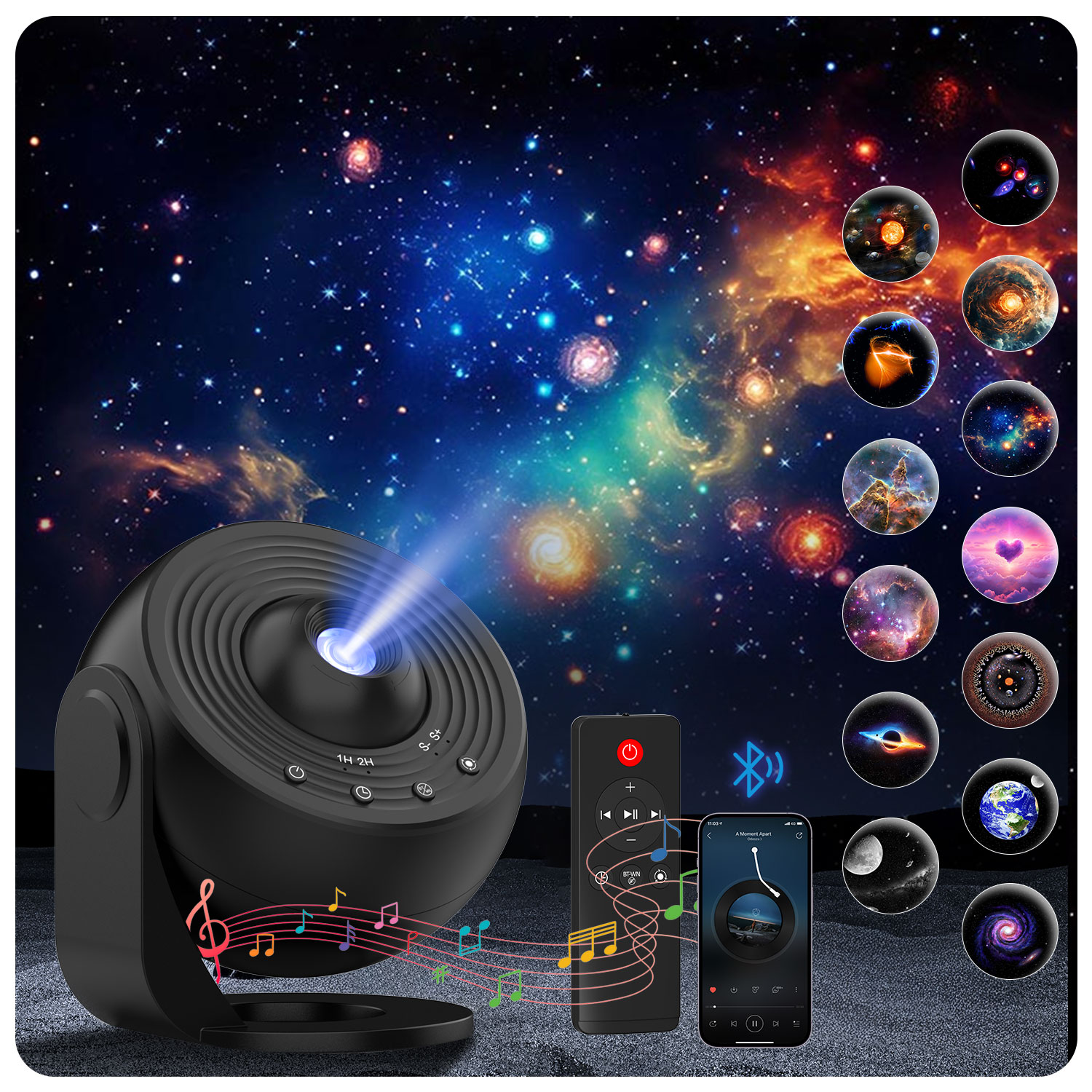 Planetarium Projector Home - 스타 프로젝터 갤럭시 프로 나이트 라이트