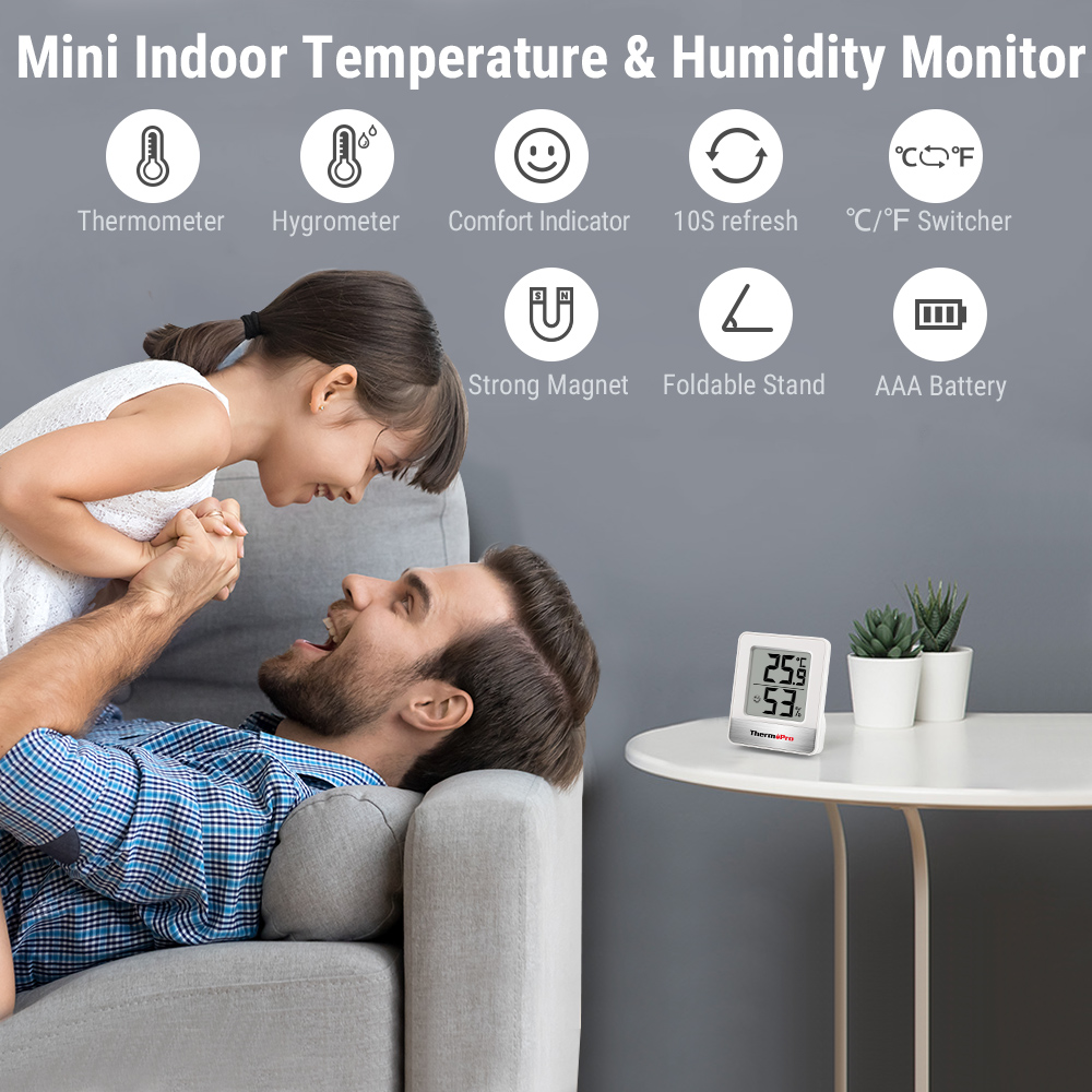 ThermoPro TP49 미니 기상 관측소 실내 온도 - Weather Station Indoor 리뷰 및 가격