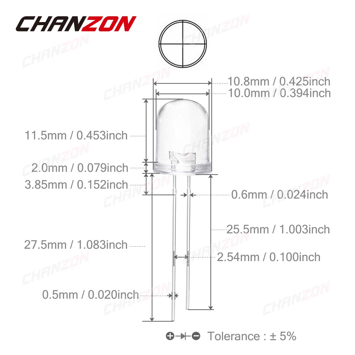 10pcs 10mm IR LED 방출 다이오드 850n - Science And Hobby Photos 리뷰 및 가격