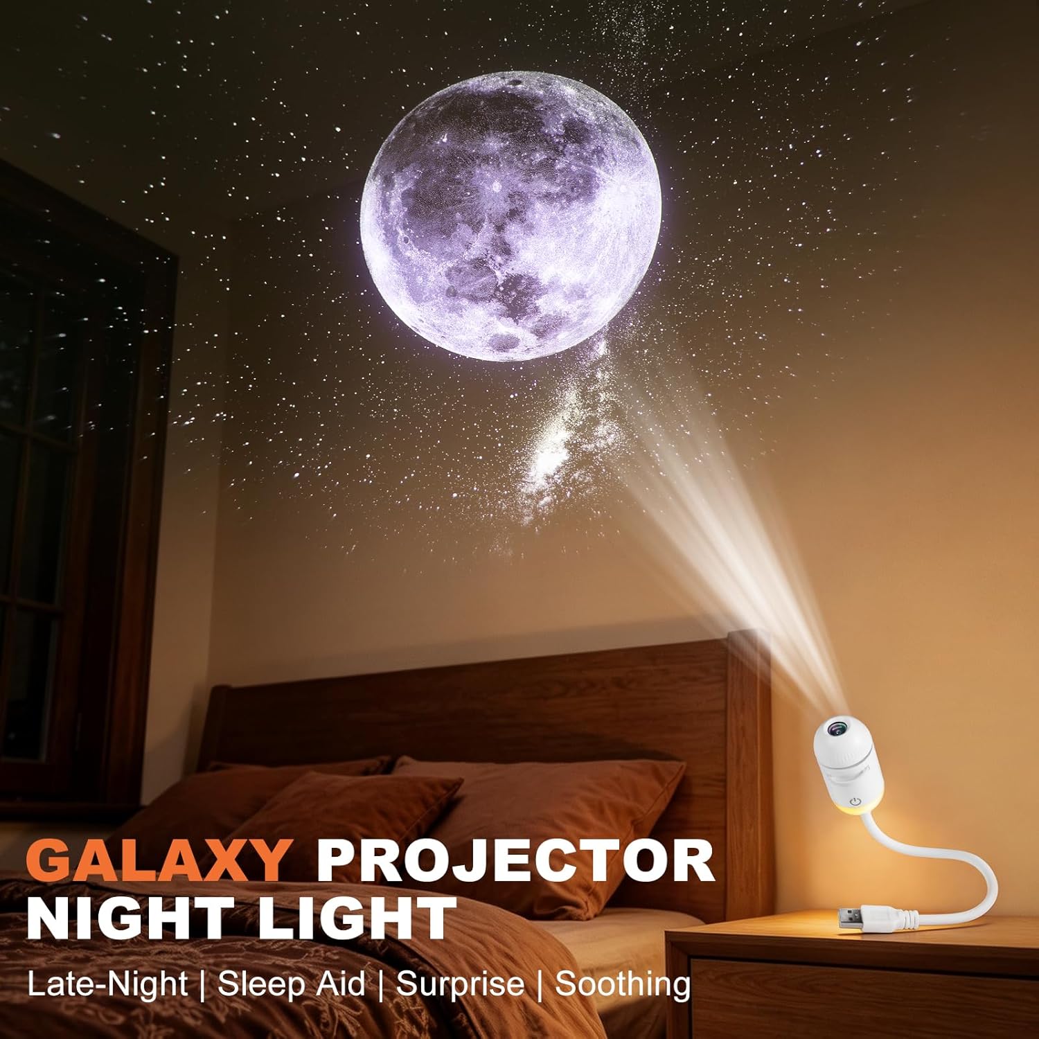 갤럭시 프로젝터 야간 조명, 스타 프로젝터 USB LE - Planetarium Projector Home 리뷰 및 가격