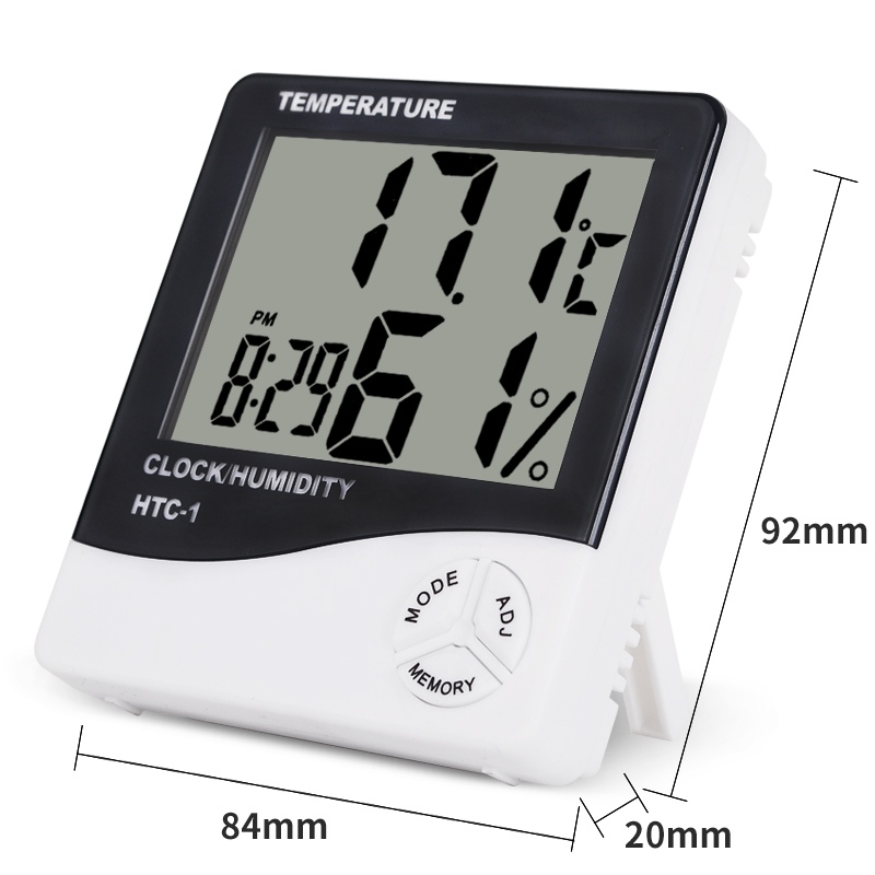 HTC-1 실내 실내 실내 LCD 디지털 전자 온도계  - Weather Station Indoor 리뷰 및 가격