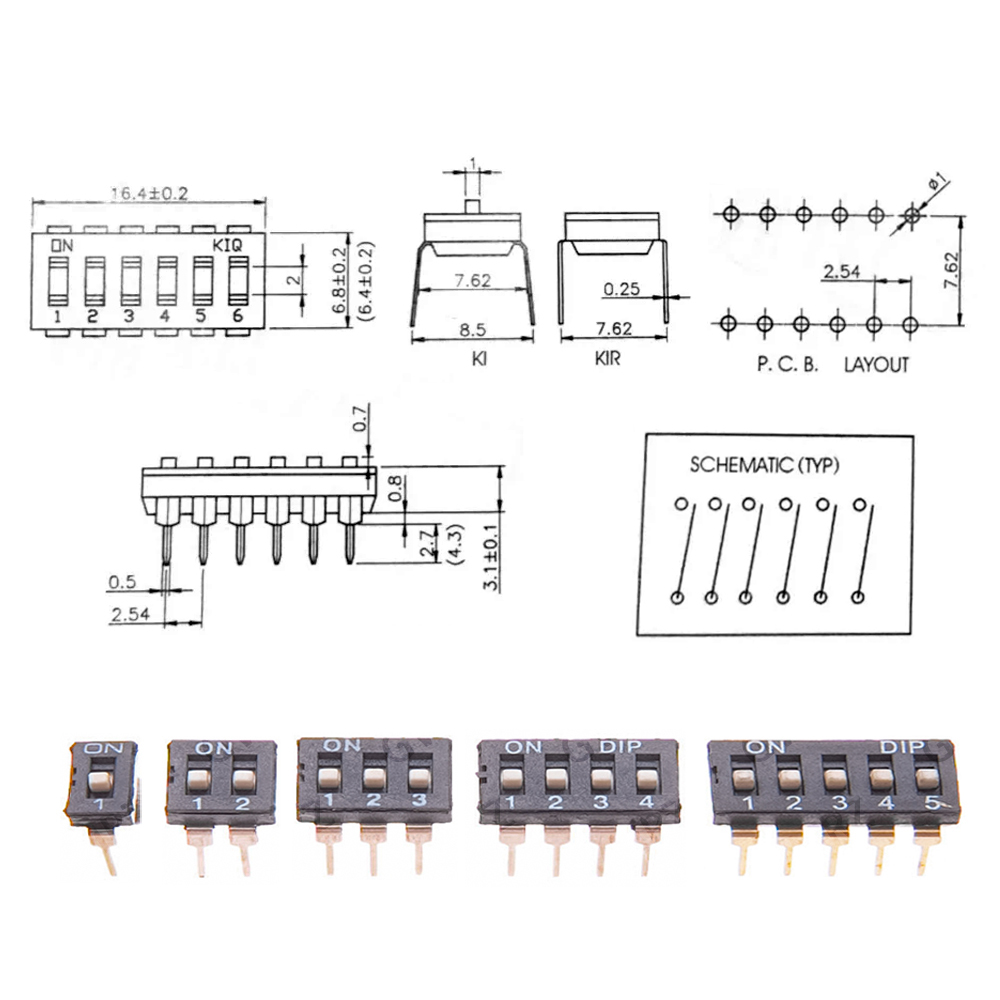 5PCS 2 2.54mm 피치 토글 스위치 스냅 스위치 - Circuit Snap Kit 리뷰 및 가격