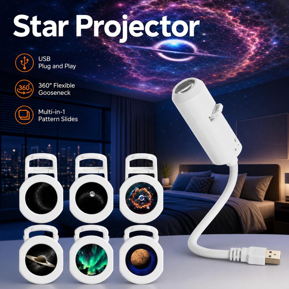 멀티인원 신형 USB 갤럭시 스타 프로젝터 나이트 라이 - Planetarium Projector Home 리뷰 및 가격